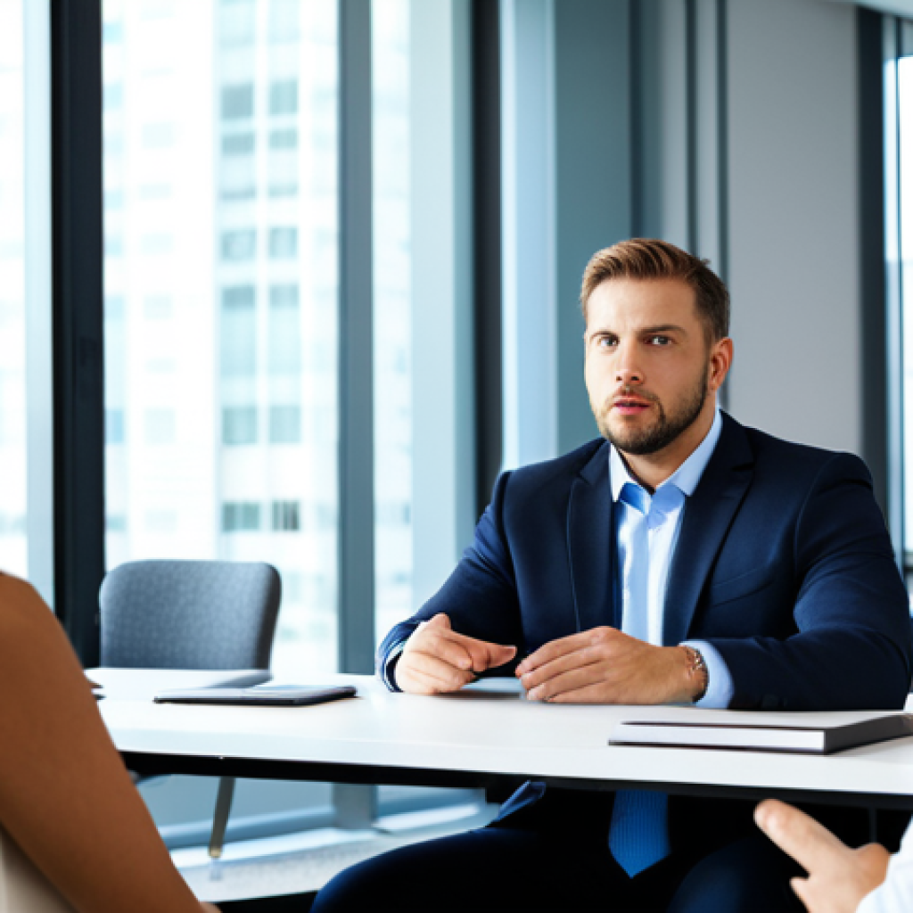 A diverse group of male and female supply chain professionals in modest business suits and professional attire are engaged in a meeting within a bright, modern conference room. One male professional is actively listening, maintaining eye contact with a female colleague who is speaking, while other team members observe with focused, professional expressions. The scene emphasizes collaboration and attentive communication. fully clothed, appropriate attire, safe for work, professional, perfect anatomy, correct proportions, natural pose, well-formed hands, proper finger count, natural body proportions, high-quality, corporate photography.