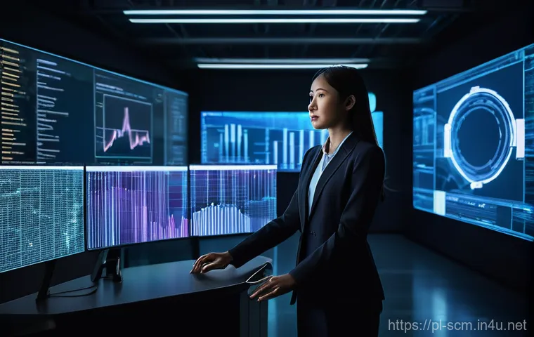 공급망관리와 다양한 산업의 협업 사례 - **Prompt:** "A dynamic and environmentally conscious cargo hub at sunrise or sunset, featuring a ble...